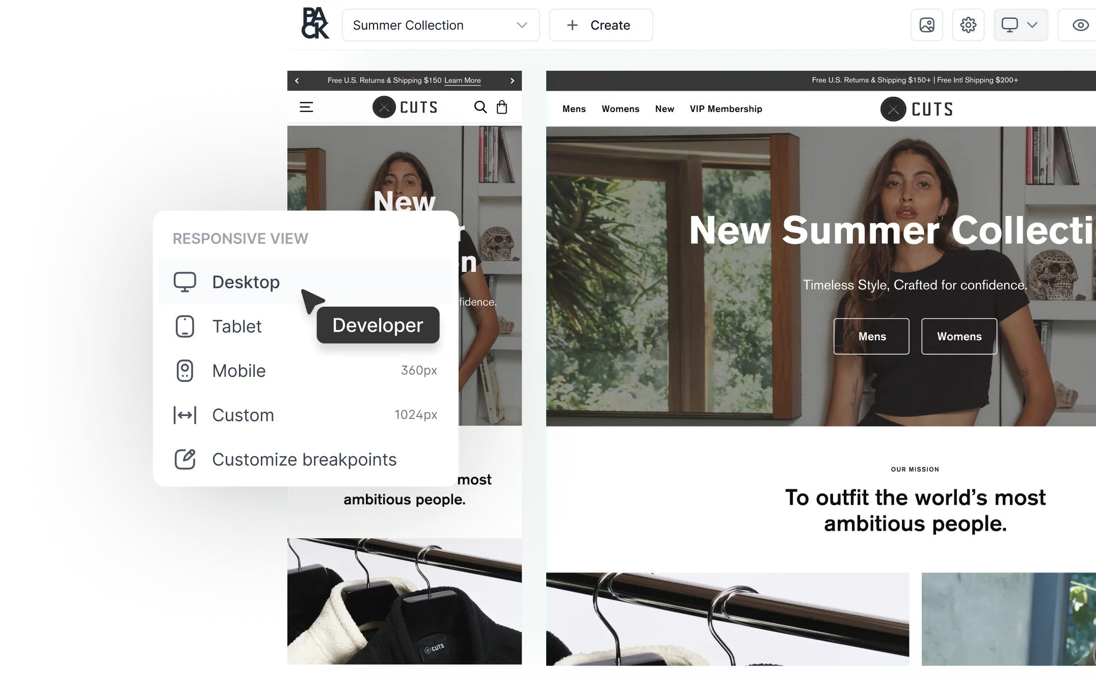Optimized for websites