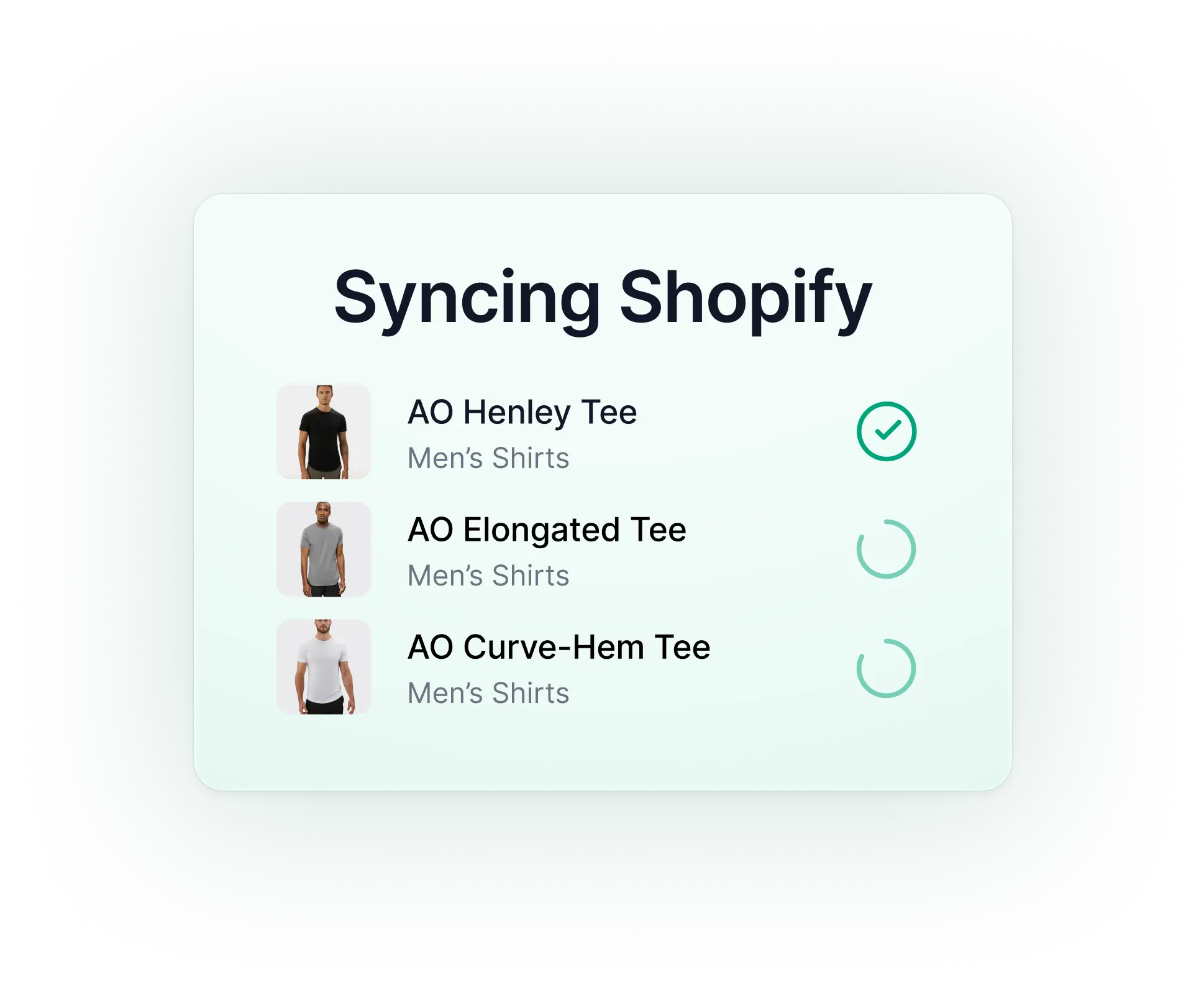 Shopify integrations in Pack